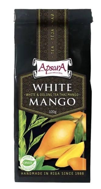 BALTĀ TĒJA APSARA WHITE MANGO 50G