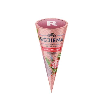 SALDĒJUMS RŪJIENAS AR MEŽA ZEMEŅU PIEDEVU VAFEĻU KONUSĀ 110ML/65G