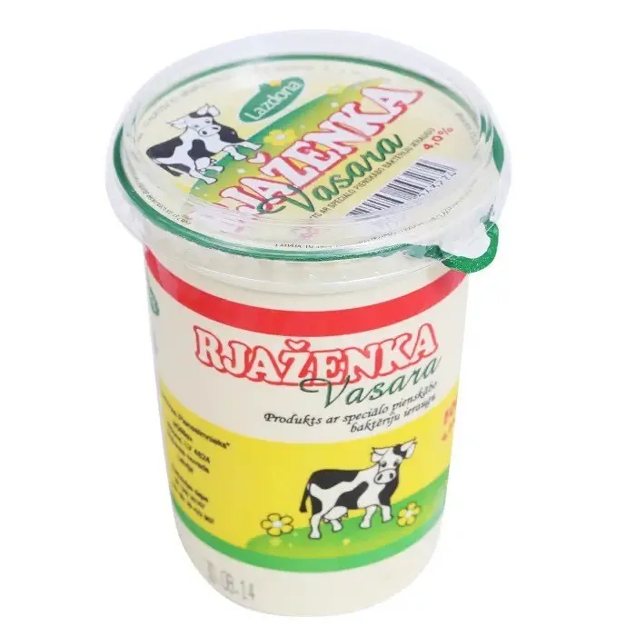 RJAŽENKA 4% 0.5KG, LAZDONAS 