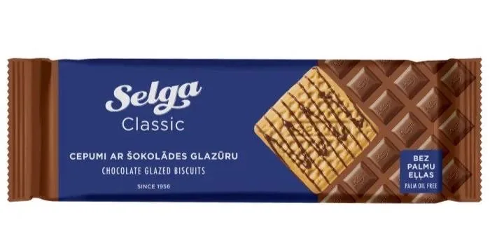 CEPUMI SELGA ŠOKOLĀDES GLAZŪRĀ 190G