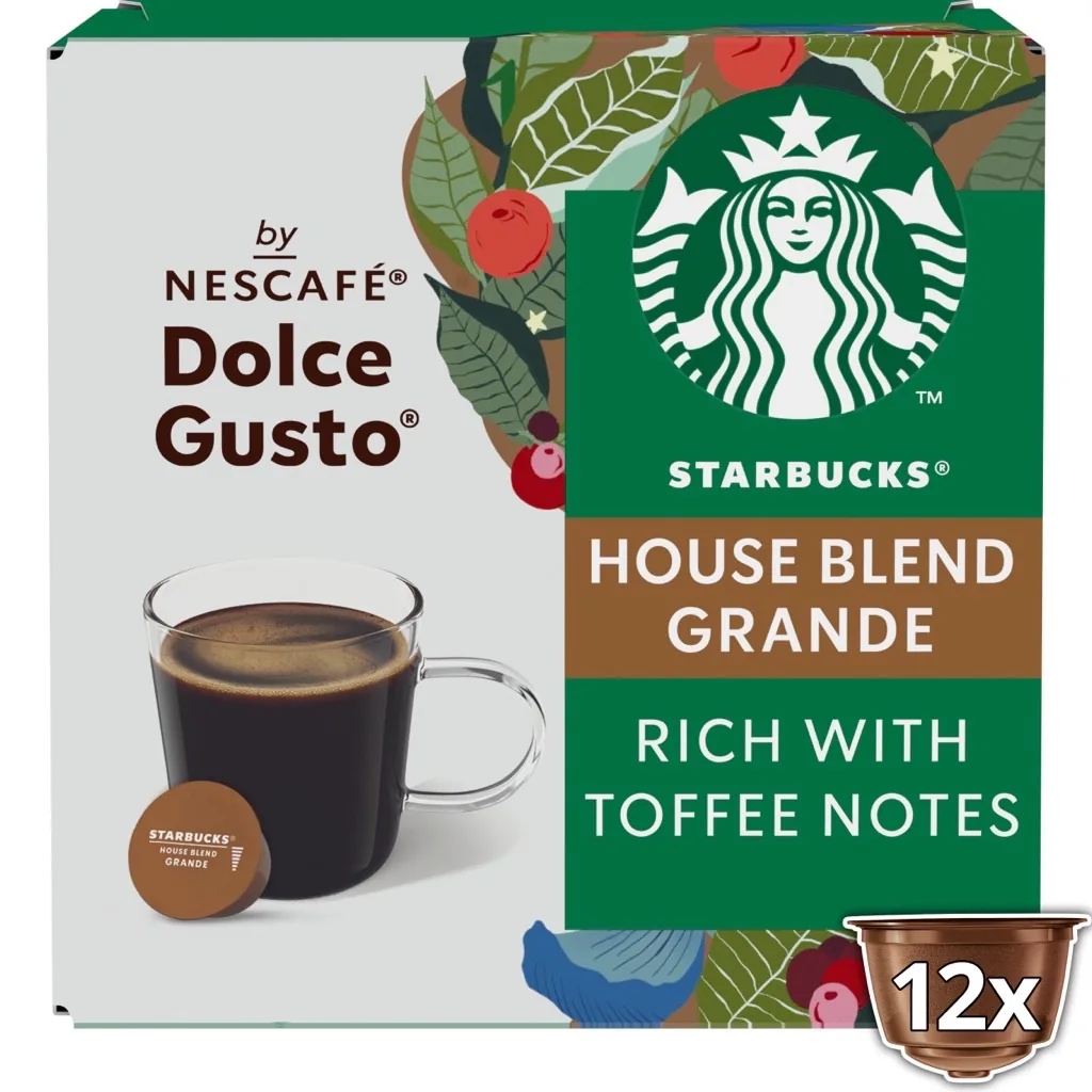 KAFIJAS KAPSULAS STARBUCKS HOUSE BLEND 12X8,5G