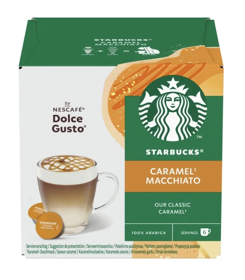 KAFIJAS KAPSULAS STARBUCKS CARAMEL MACCHIATO 127,8G