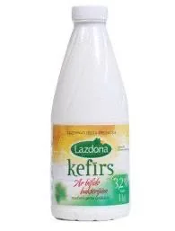 KEFĪRS LAZDONAS PIENS 3,2% 1KG PUDELĒ