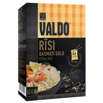 RĪSI VALDO BASMATI GOLD 4X125G