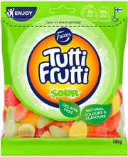 ŽELEJKONFEKTES FAZER TUTTI FRUTTI SOUR 180G 