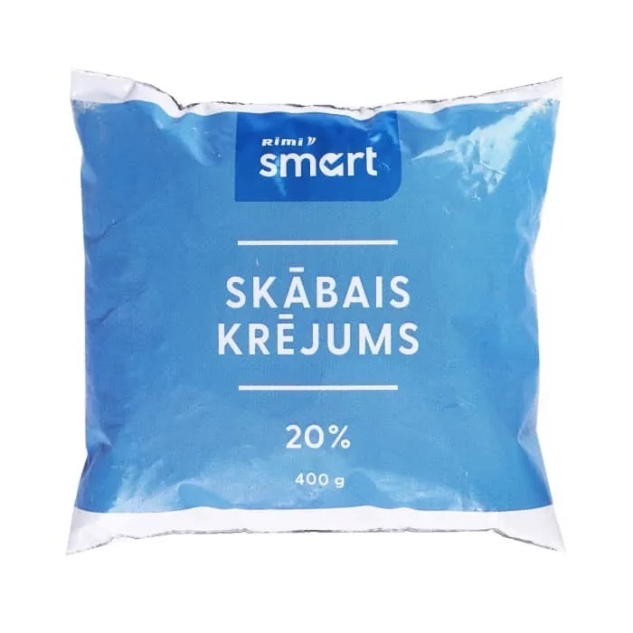 SKĀBAIS KRĒJUMS RIMI SMART POLIPAKA 20% 400G