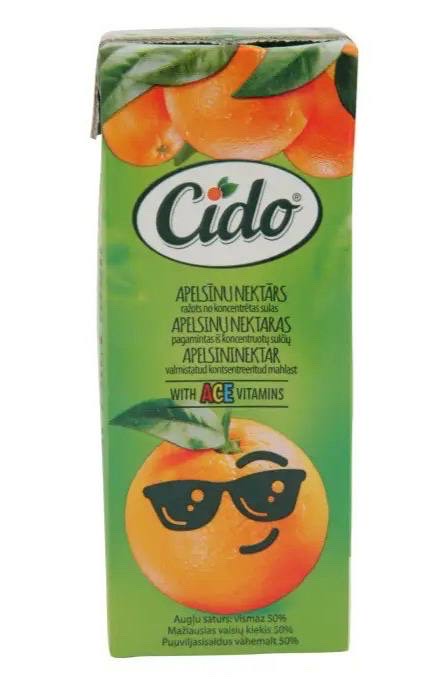 NEKTĀRS CIDO APELSĪNU 200ML