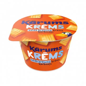 SALDĀ KRĒJUMA KRĒMS KĀRUMS AR KARAMEĻU GARŠU 150G