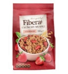 GRANOLA FIBERA AR ZEMEŅU GABALIŅIEM,350G 