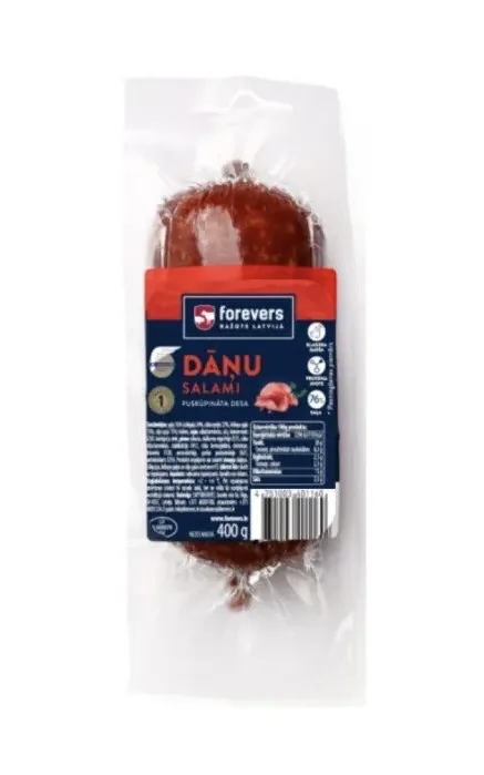 DESA SALAMI PUSKŪPINĀTA DĀŅU 400G, FOREVERS