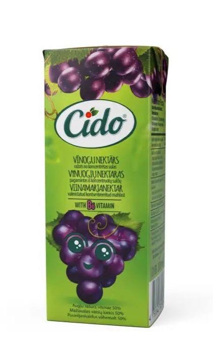 NEKTĀRS CIDO VĪNOGU 200 ML