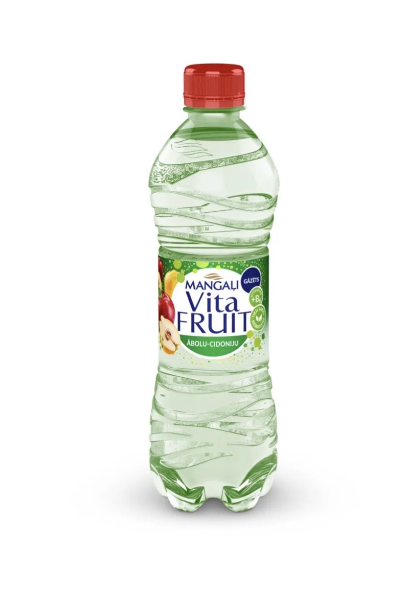 ŪDENS MANGAĻI VITAFRUIT AR ĀBOLU UN CIDONIJU GARŠU 0,5L