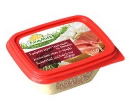 KAUSĒTAIS SIERS FARM MILK AR ŠĶIŅ. 150G 