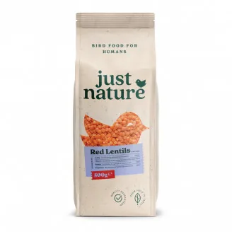 LĒCAS JUST NATURE SARKANĀS NELOBĪTAS 500G