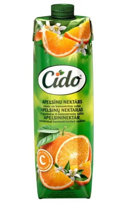 NEKTĀRS CIDO APELSĪNU 1L
