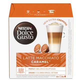 KAFIJAS KAPSULAS NESCAFE DOLCE GUSTO CARAMEL LATTE MACCHIATO 145,6G