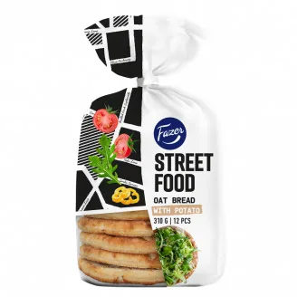 PORCIJU MAIZE FAZER STREET FOOD AUZU POLĀRMAIZE AR KARTUPEĻIEM 310G