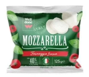 SIERS MOZZARELLA WELL DONE 40% 125G