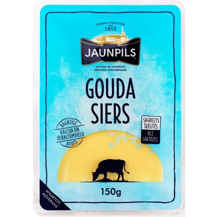 SIERS JAUNPILS GOUDA ŠĶĒLĒS 150G