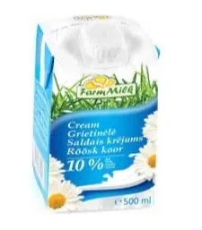 SALDAIS KRẼJ. FARM MILK UHT 10% 500 ML 