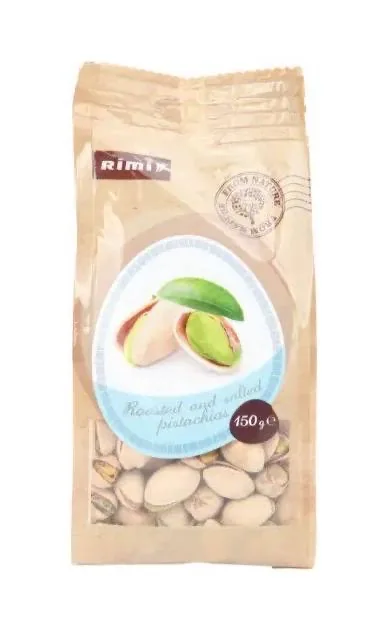 PISTĀCIJAS RIMI GRAUZDĒTAS UN SĀLĪTAS 150G