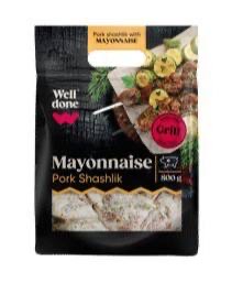 CŪKGAĻAS ŠASLIKS MAJONĒZĒ WELL DONE 800G 
