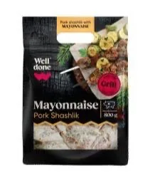 CŪKGAĻAS ŠASLIKS MAJONĒZĒ WELL DONE 800G 