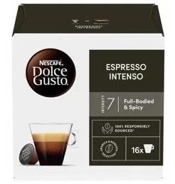 KAFIJAS KAPSULAS NESCAFE DOLCE GUSTO ESPRESSO INTENSO 16X7G