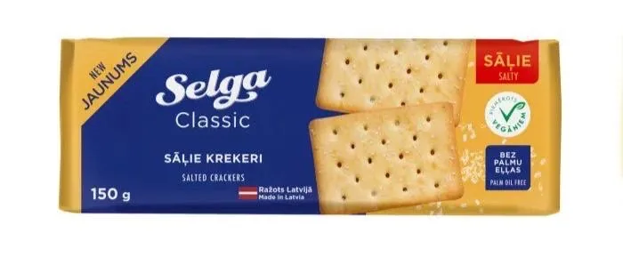 KREKERI SĀĻIE CLASSIC 150G, SELGA