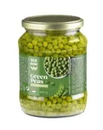 KONSERVĒTI ZAĻIE ZIRNĪŠI WELL DONE 660G 