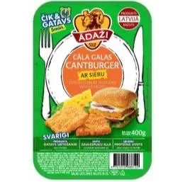 CAĻA CANTBURGER AR SIERU ĀDAŽI 400G