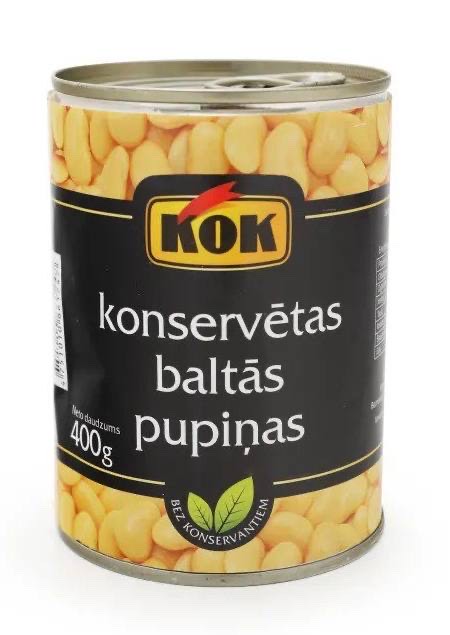 PUPIŅAS BALTĀS KONS. 400G (240G), KOK