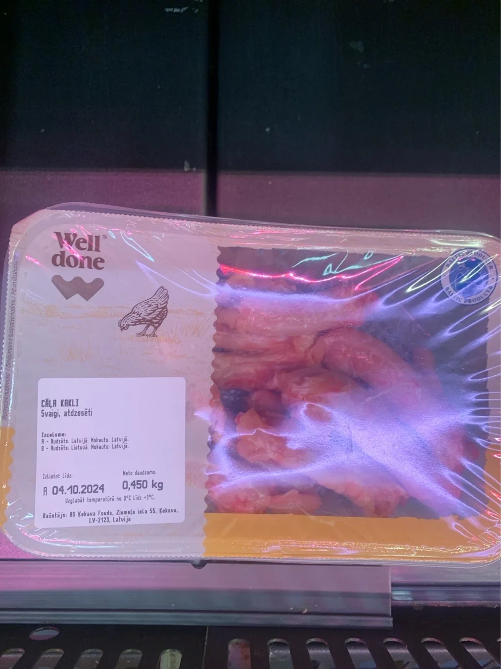 CĀĻA KAKLI WELL DONE 450G 
