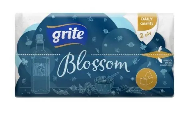 SALOCĪTIE DVIEĻI GRITE BLOSSOM 2 KĀRTU 120 LAPAS