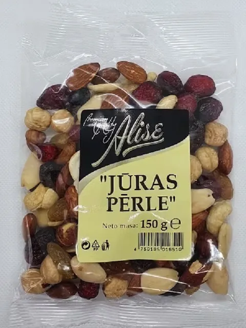RIEKSTU AUGĻU MAISĪJUMS ALIS CO JŪRAS PĒRLE 150G
