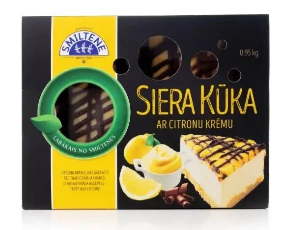 KŪKA SMILTENE SIERA AR CITRONU KRĒMU 950G