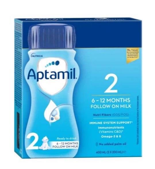 PIENA MAISĪJUMS APTAMIL 2 ZĪDAIŅIEM NO 6 MEN. 2X200ML