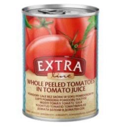KONSERVĒTI TOMĀTI MIZOTI EXTRA LINE 400G 