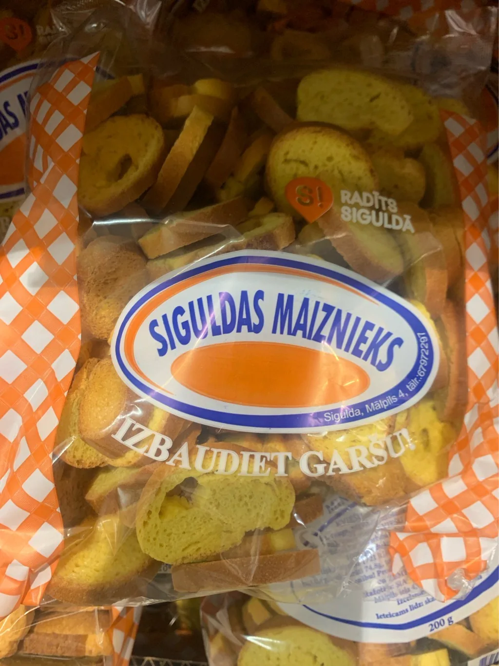 SAUSIŅI MINI AR VANILĪNU 200G