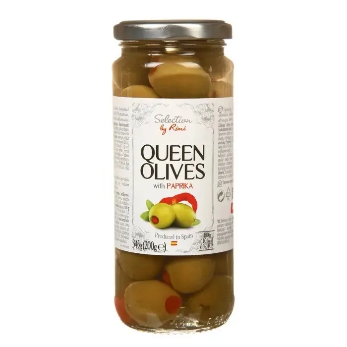 ZAĻĀS OLĪVAS SELECTION BY RIMI AR PAPRIKU 345G/200G