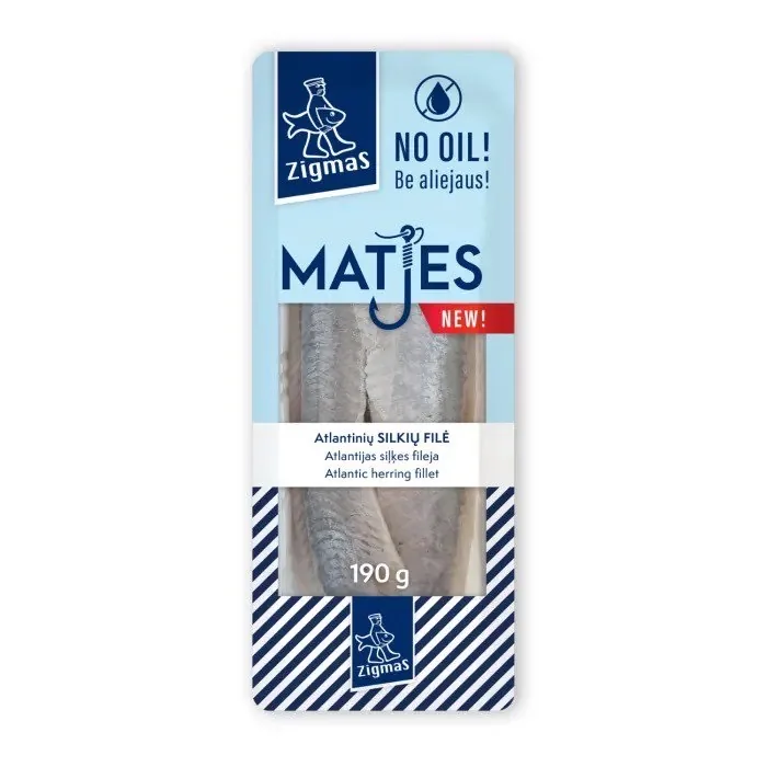 SIĻĶU FILEJ.MATJES BEZ EĻĻAS ZIGMAS 190G