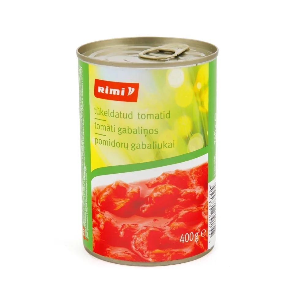TOMĀTI RIMI SAGRIEZTI GABALIŅOS 400G