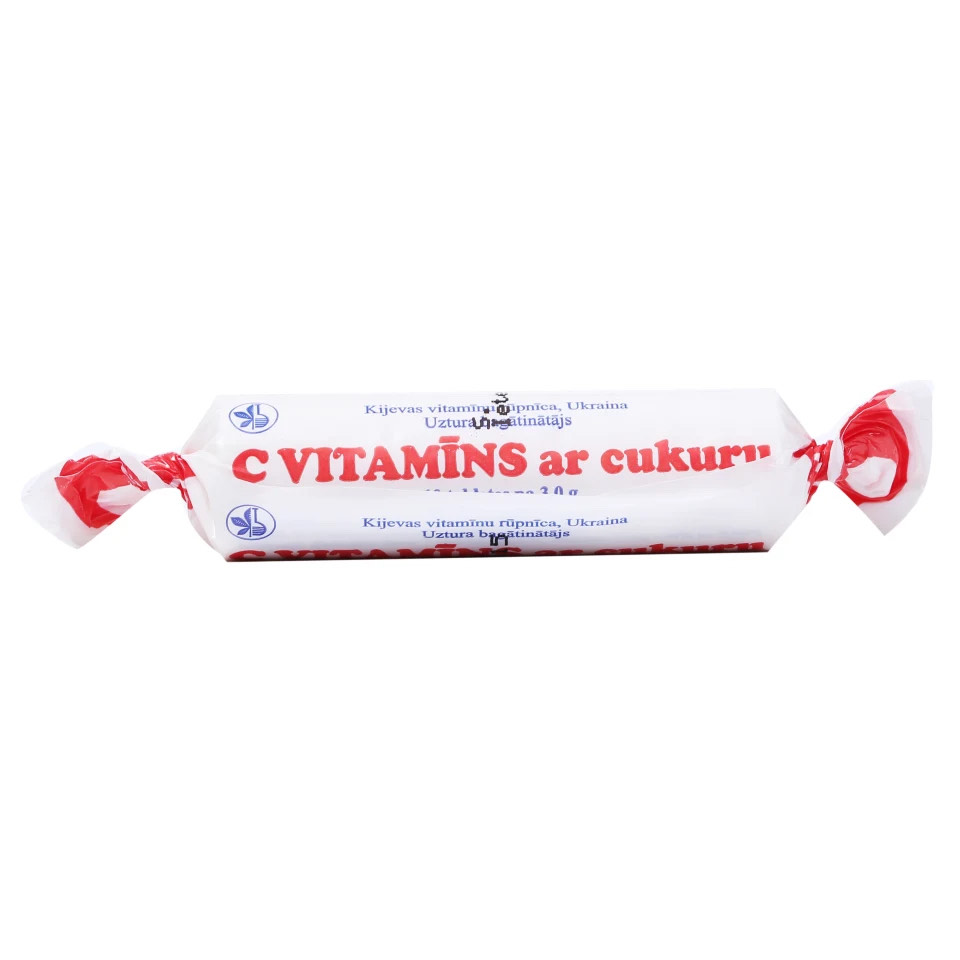 VITAMĪNS C 10 TABLETES 30G