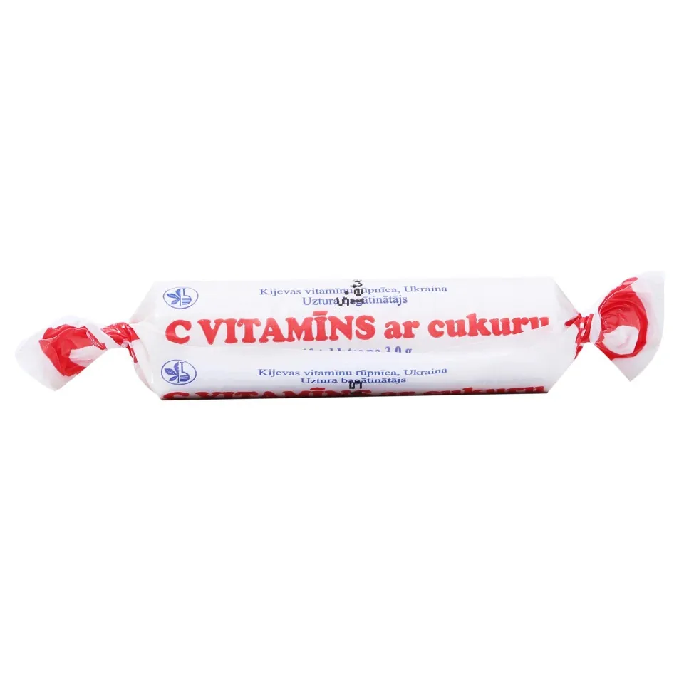 VITAMĪNS C 10 TABLETES 30G
