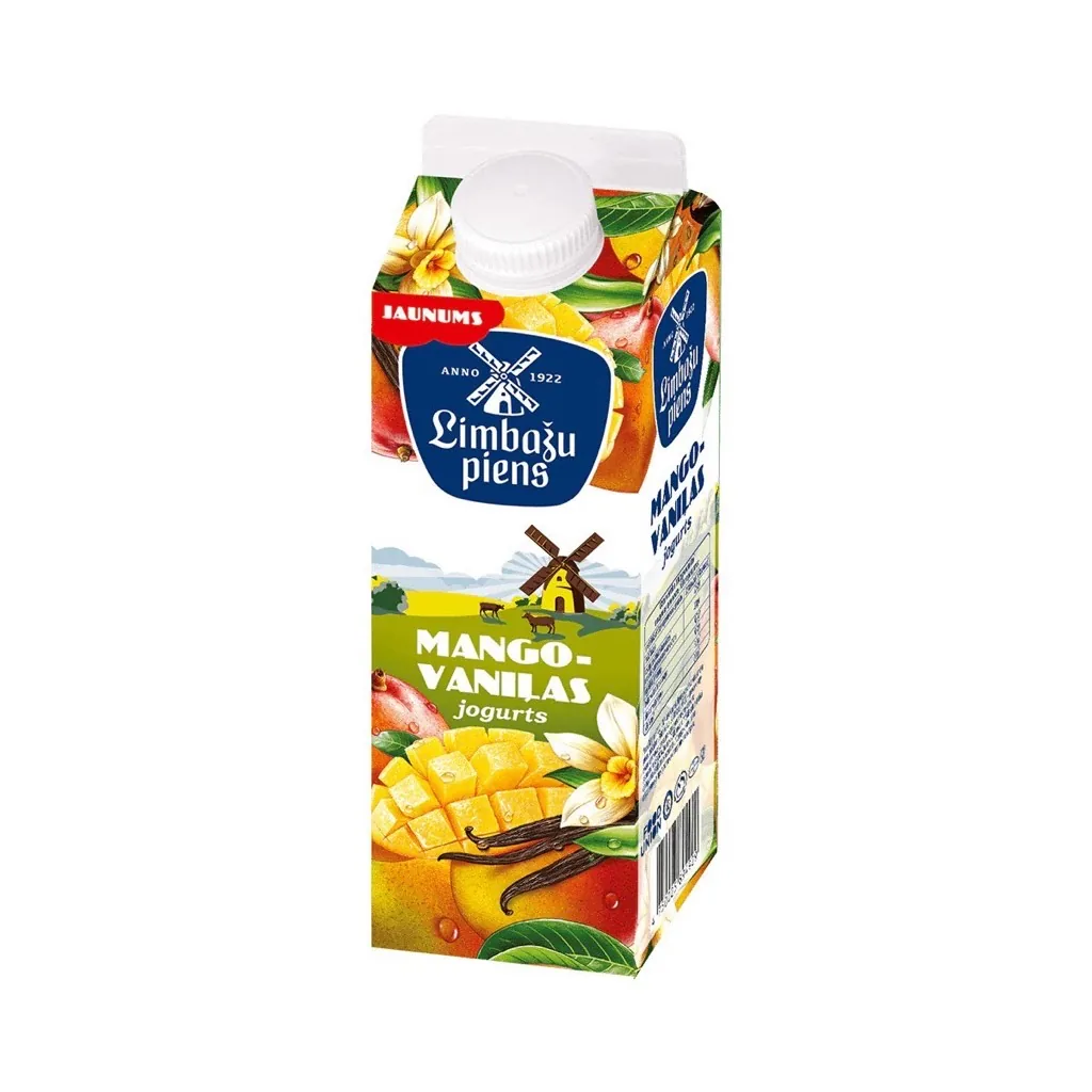 JOGURTS MANGO-VANIĻAS 950G, LIMBAŽU PIENS