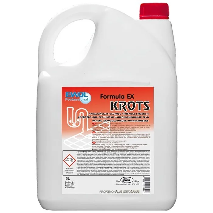 KANALIZĀCIJAS TĪRĪŠANAS LĪDZ.KROTS 5L