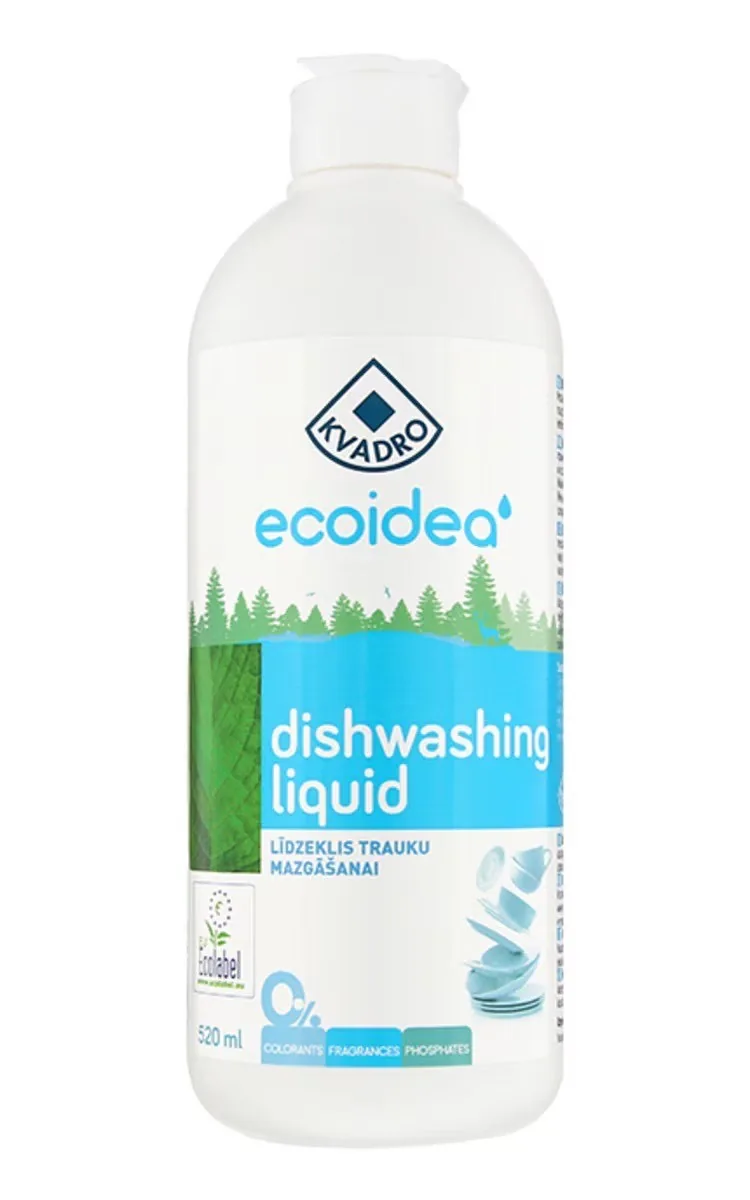 TRAUKU MAZGĀŠANAS LĪDZEKLIS ECOIDEA 520ML KVADRO
