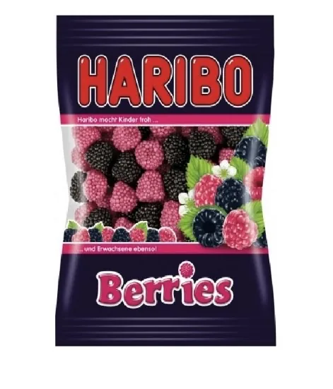 ŽELEJKONFEKTES HARIBO BERRIES, 175G