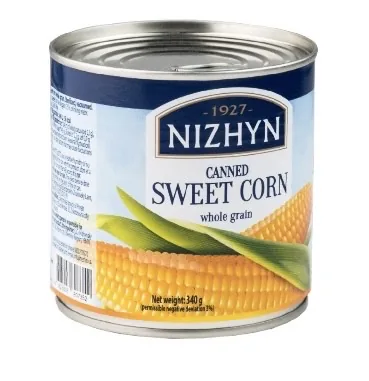 KUKURŪZA KONSERVĒTA NIZHYN, 340G/255G