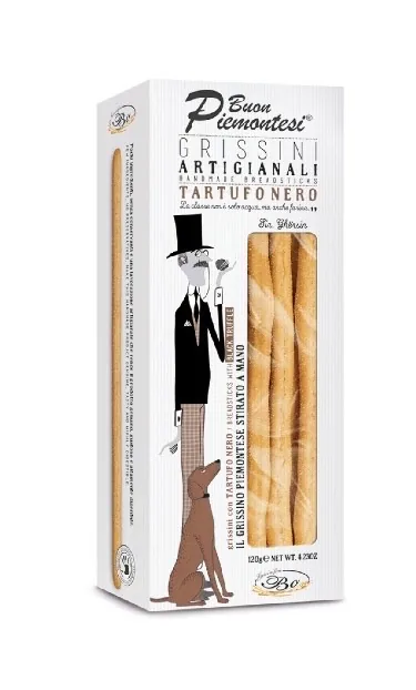 MAIZES STANDZIŅAS BUON PIEMONTESI CON TARTUFO NERO, AR MELNO TRIFELI UN RĪSU EĻĻU, ROKU DARBS, 120G